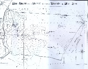 Map of eastern section of Dunstone and Blackslade Manor