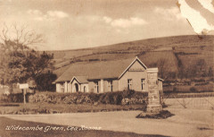 Village Sign Outside the Green Cafe Car park