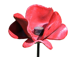 One of the 888,246 ceramic poppies from the 2014 Tower of London Commemoration