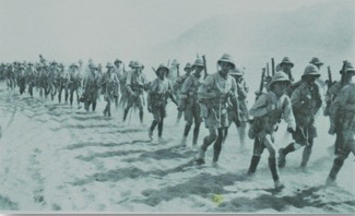 British Infantry Troops in Palestine