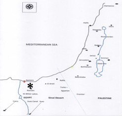 *=Location of Kantara Military Cemetery
